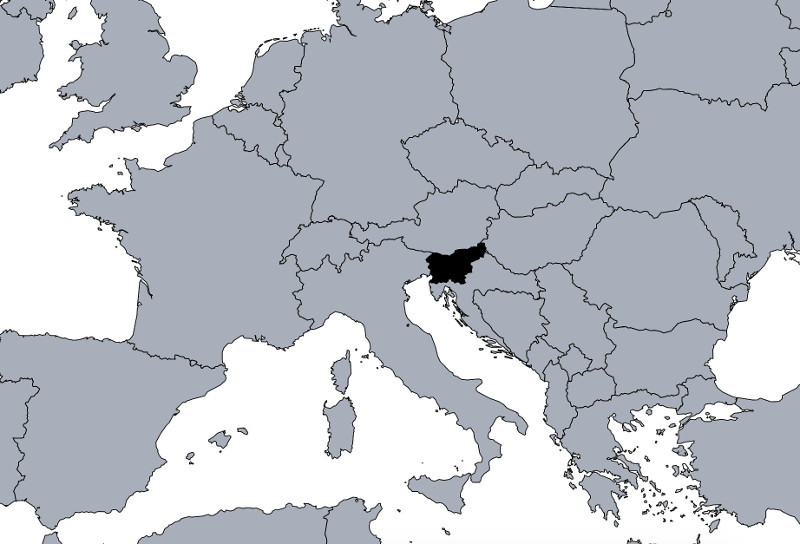 Slovenia Location on Map