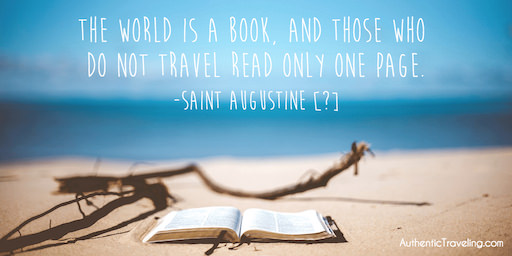 Saint Augustine – Travel Quote of the Week