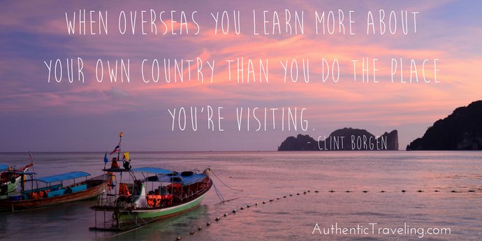 Clint Borgen - Best Travel Quotes - Authentic Traveling