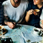 Traveler learning about local customs and traditions as part of cross-cultural preparation